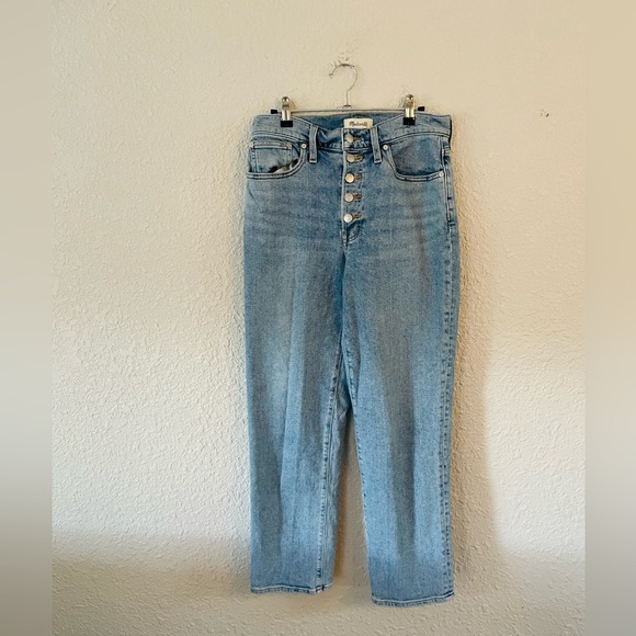 The Perfect Vintage Straight Jean Button Fly size 28 - Picture 1 of 12